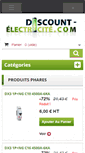Mobile Screenshot of discount-electricite.com